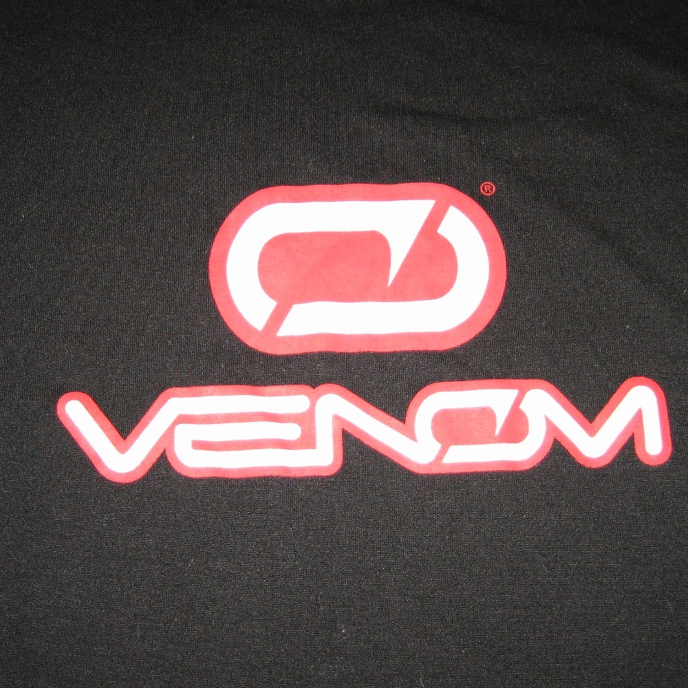 Men's VENOM Battery/Charger Logo Black T-Shirt, XL